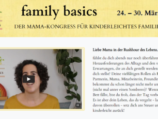 Family Basics der Onlinekongress für Mamas